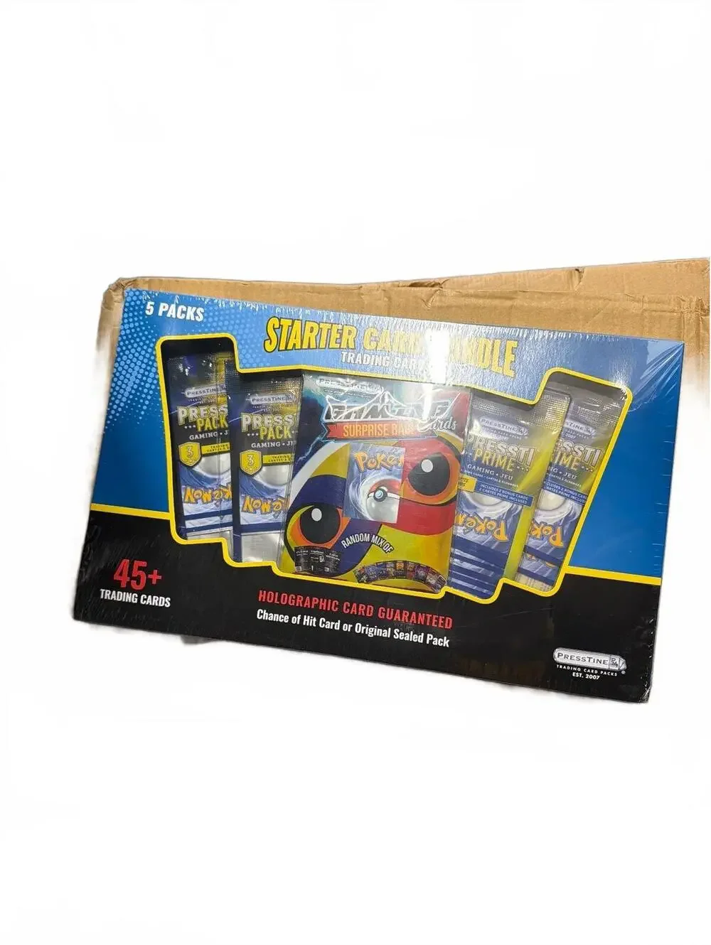 Pokémon TCG Starter Card Bundle 5 Packs with Holographic and